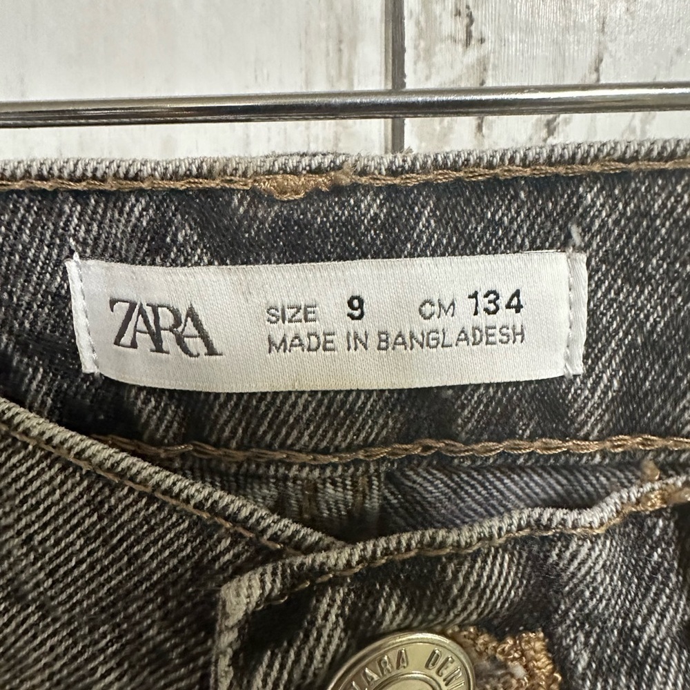 Zara Kids Charcoal Jeans Size 9 - Picture 6 of 6